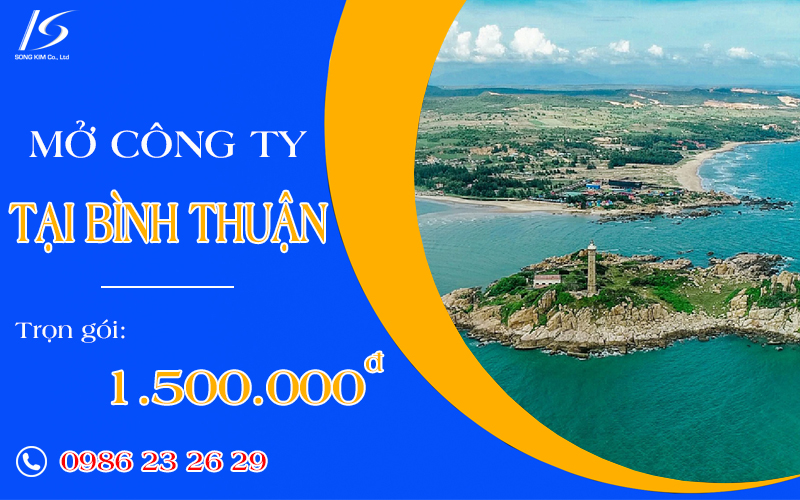 Dịch vụ thành lập công ty tại Bình Thuận [Chỉ 1.500.000đ]
