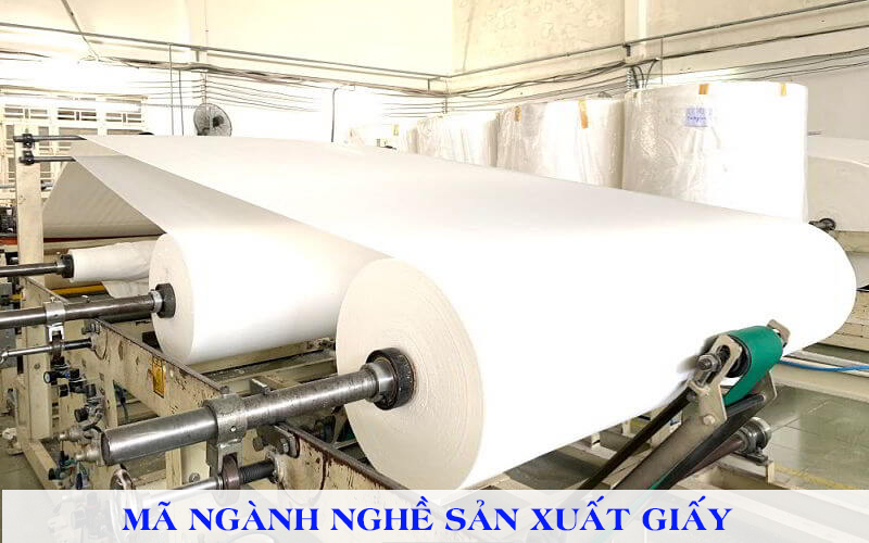 Mã ngành sản xuất bột giấy, giấy và bìa