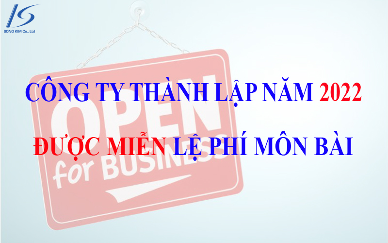 Những trường hợp được miễn lệ phí môn bài năm 2022
